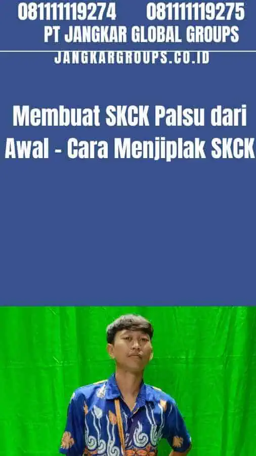 Membuat SKCK Palsu dari Awal - Cara Menjiplak SKCK