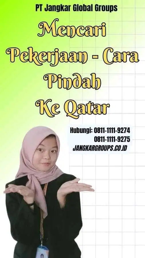 Mencari Pekerjaan Cara Pindah Ke Qatar