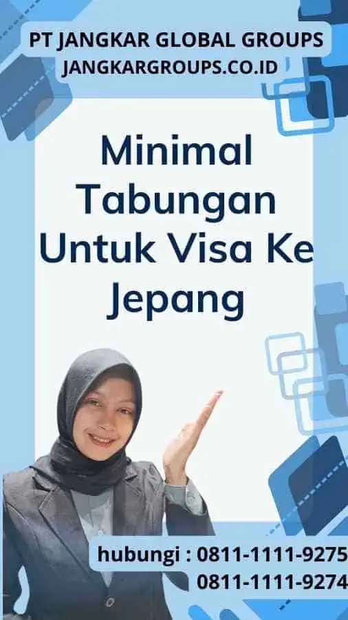 Minimal Tabungan Untuk Visa Ke Jepang