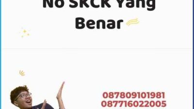 No SKCK Yang Benar