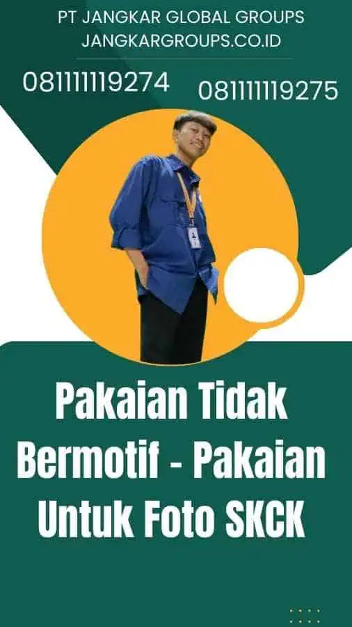 Pakaian Tidak Bermotif - Pakaian Untuk Foto SKCK