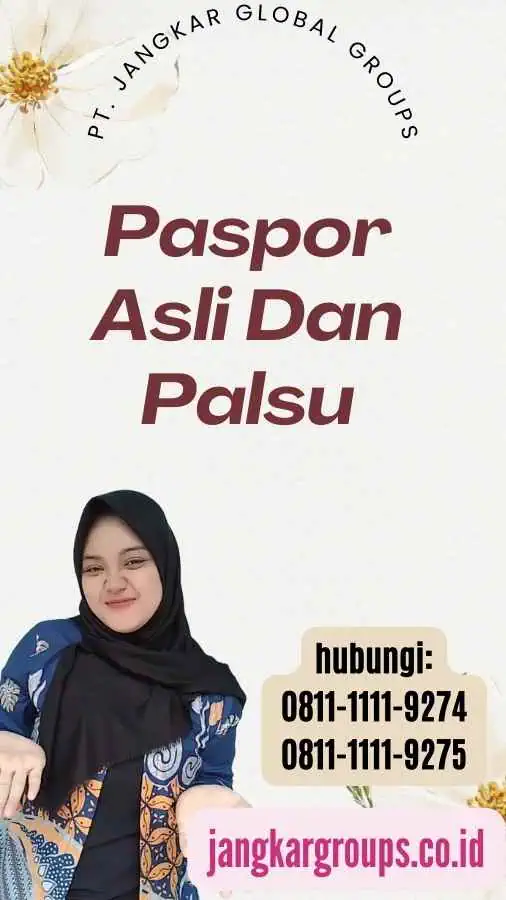 Paspor Asli Dan Palsu