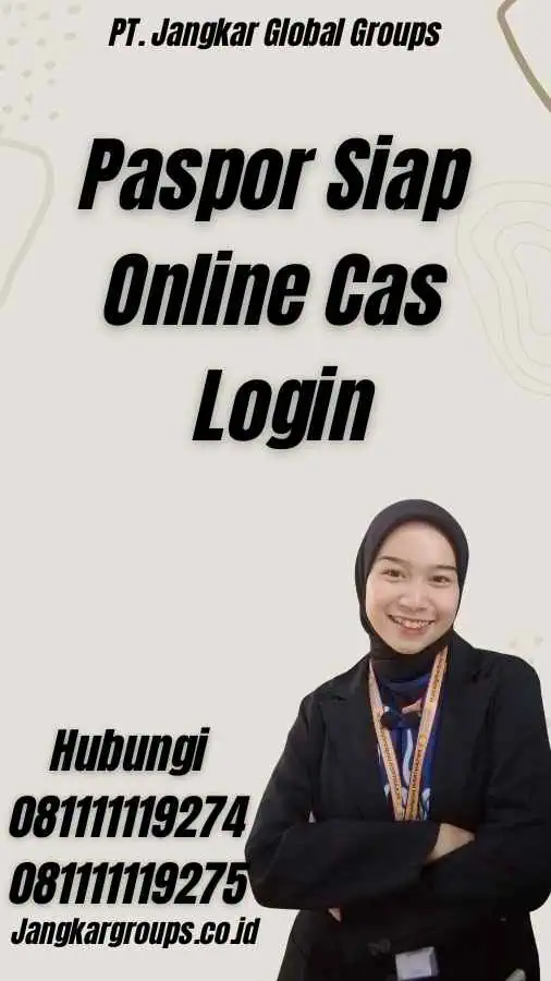 Paspor Siap Online Cas Login