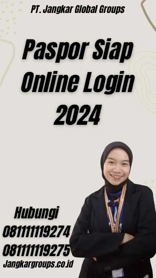 Paspor Siap Online Login 2024