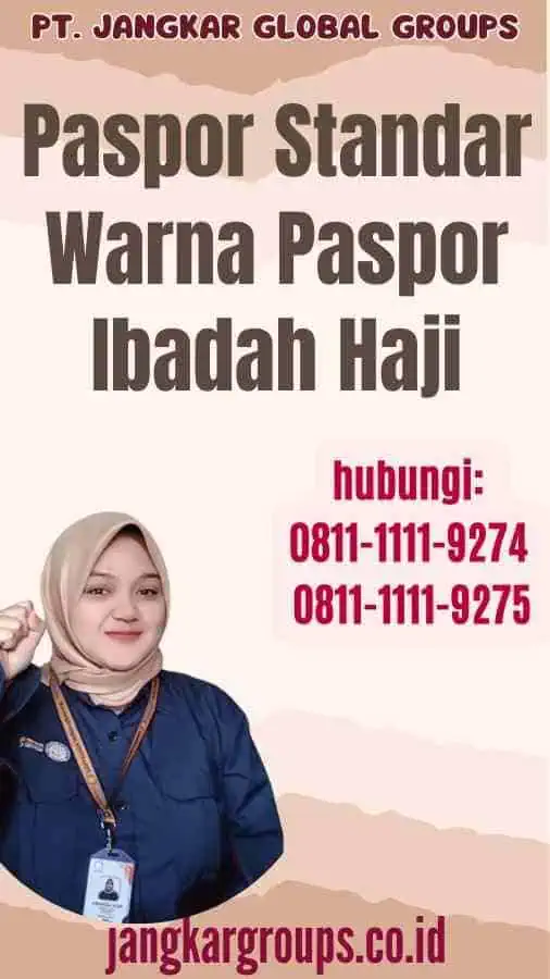 Paspor Standar Warna Paspor Ibadah Haji