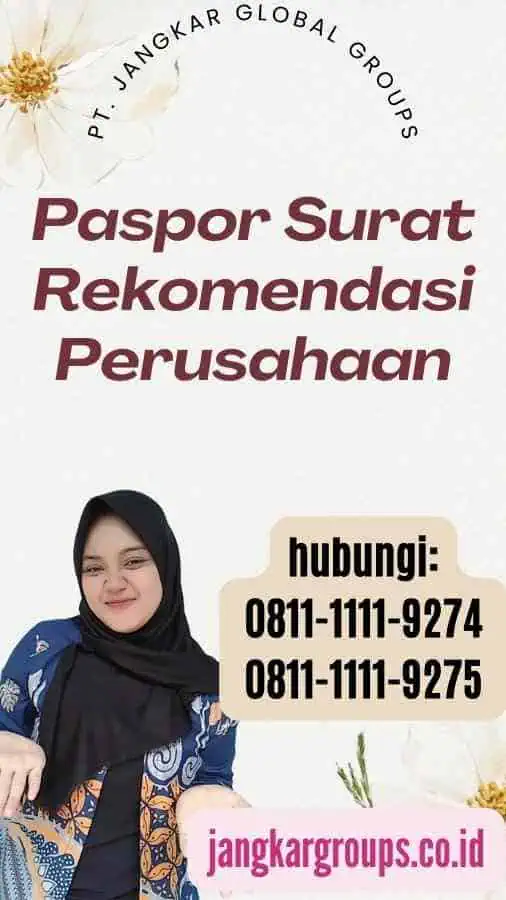 Paspor Surat Rekomendasi Perusahaan