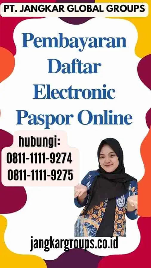 Pembayaran Daftar Electronic Paspor Online