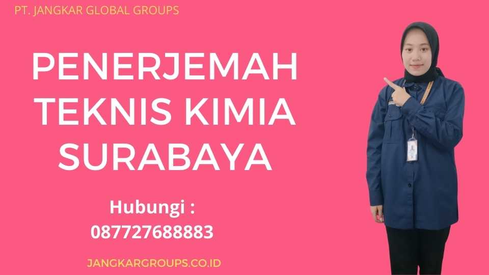 Penerjemah Teknis Kimia Surabaya