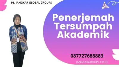 Penerjemah Tersumpah Akademik