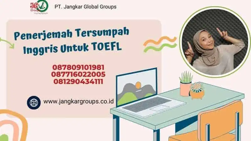 Penerjemah Tersumpah Inggris Untuk TOEFL