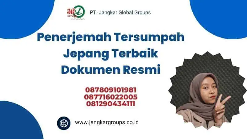 Penerjemah Tersumpah Jepang Terbaik