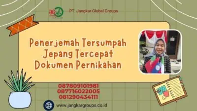 Penerjemah Tersumpah Jepang Tercepat