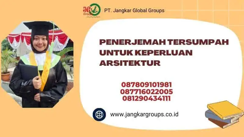 Penerjemah Tersumpah Untuk Keperluan Arsitektur