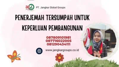 Penerjemah Tersumpah Untuk Keperluan Pembangunan