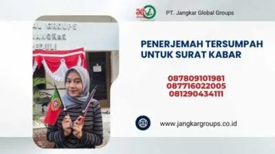 Penerjemah Tersumpah Untuk Surat Kabar