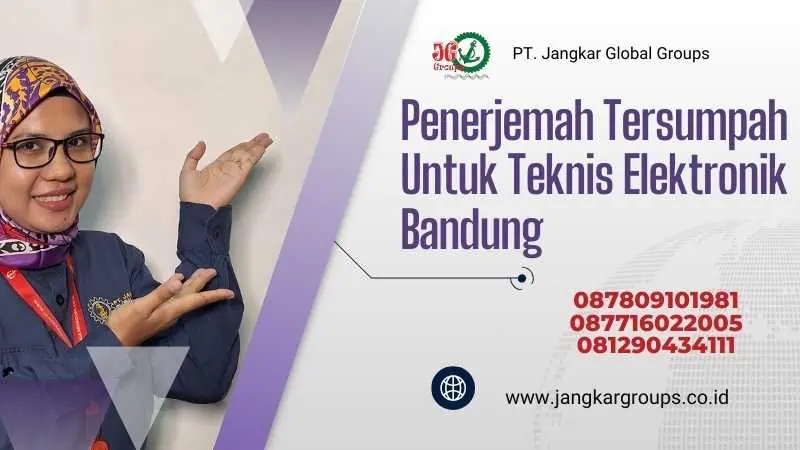 Penerjemah Tersumpah Untuk Teknis Elektronik