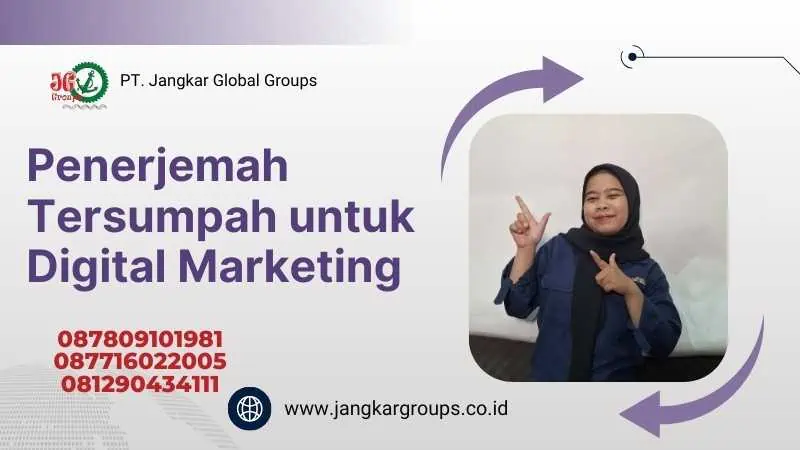 Penerjemah Tersumpah untuk Digital Marketing