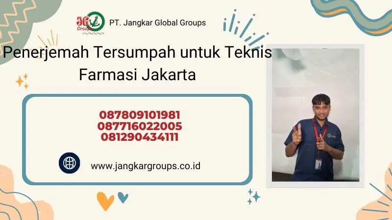 Penerjemah Tersumpah untuk Teknis Farmasi Jakarta