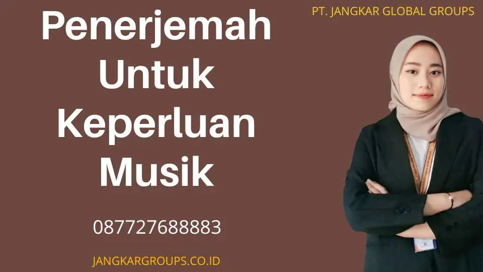 Penerjemah Untuk Keperluan Musik