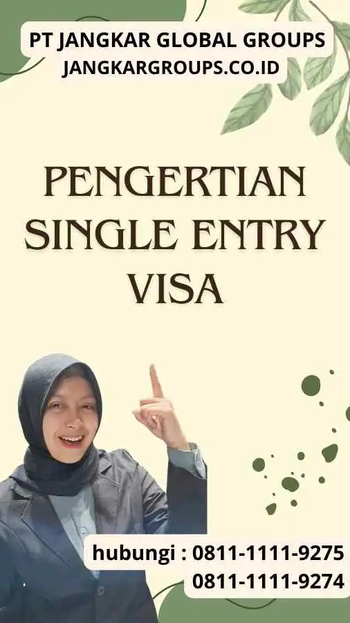 Pengertian Single Entry Visaa