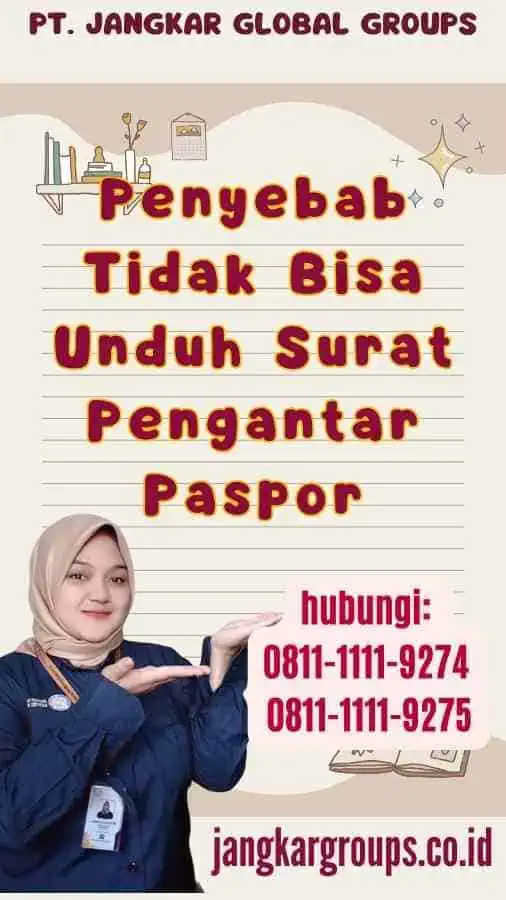 Penyebab Tidak Bisa Unduh Surat Pengantar Paspor