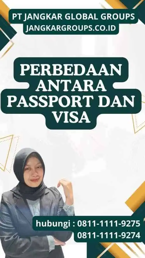 Perbedaan antara passport dan visa