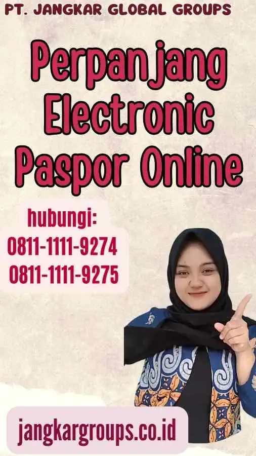 Perpanjang Electronic Paspor Online