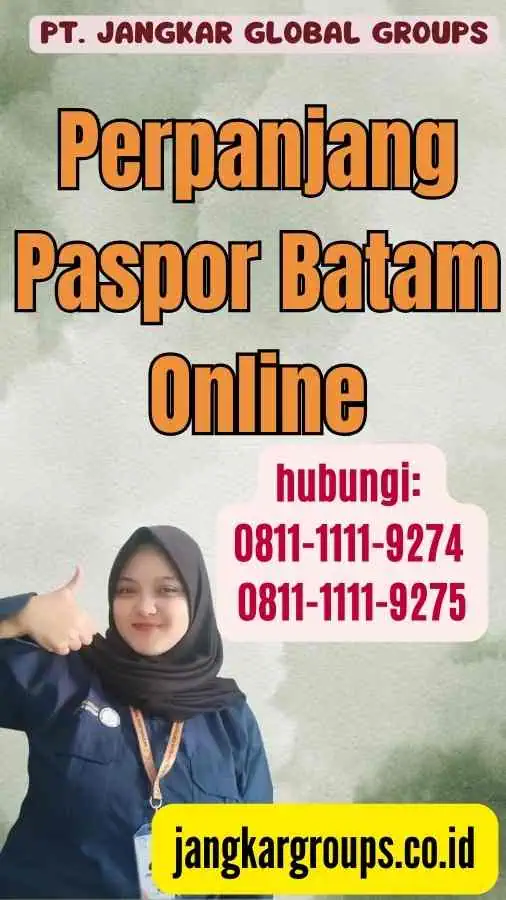 Perpanjang Paspor Batam Online