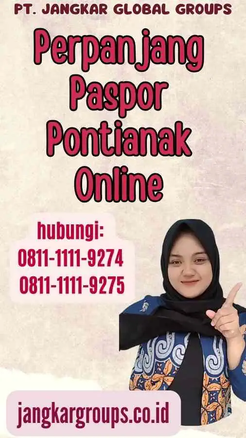 Perpanjang Paspor Pontianak Online