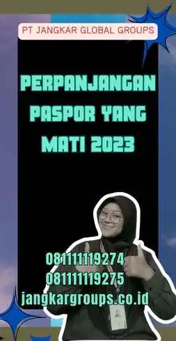 Perpanjangan Paspor Yang Mati 2023