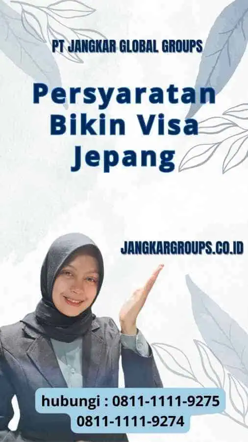 Persyaratan Bikin Visa Jepang