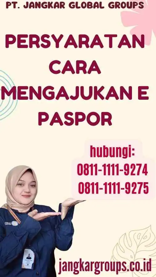 Persyaratan Cara Mengajukan E Paspor