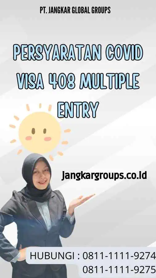 Persyaratan Covid Visa 408 Multiple Entry