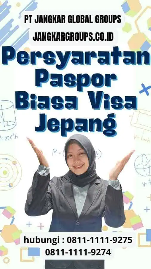 Persyaratan Paspor Biasa Visa Jepang