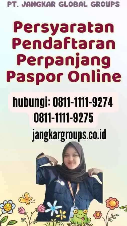 Persyaratan Pendaftaran Perpanjang Paspor Online