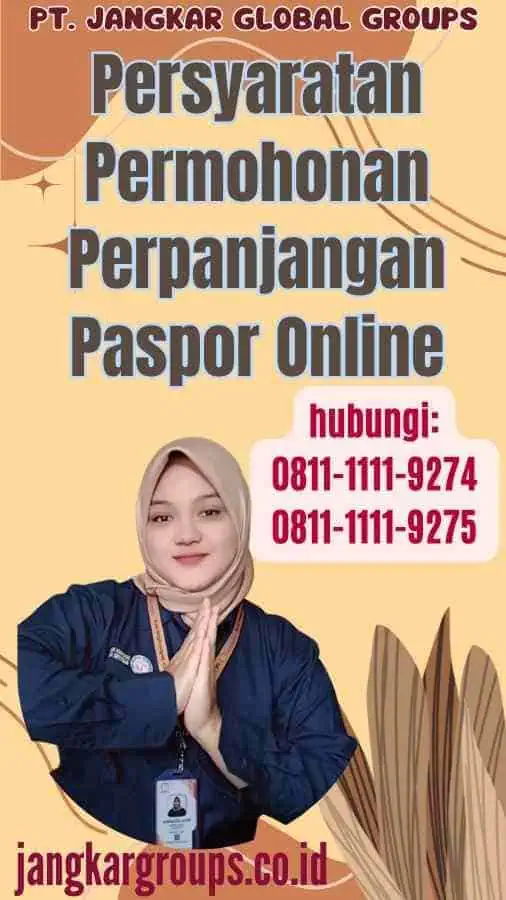 Persyaratan Permohonan Perpanjangan Paspor Online