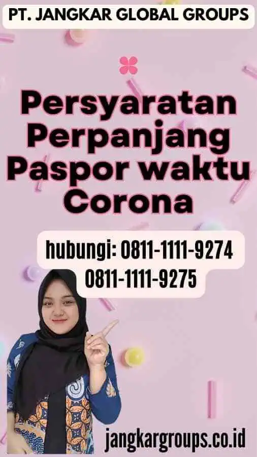 Persyaratan Perpanjang Paspor waktu Corona