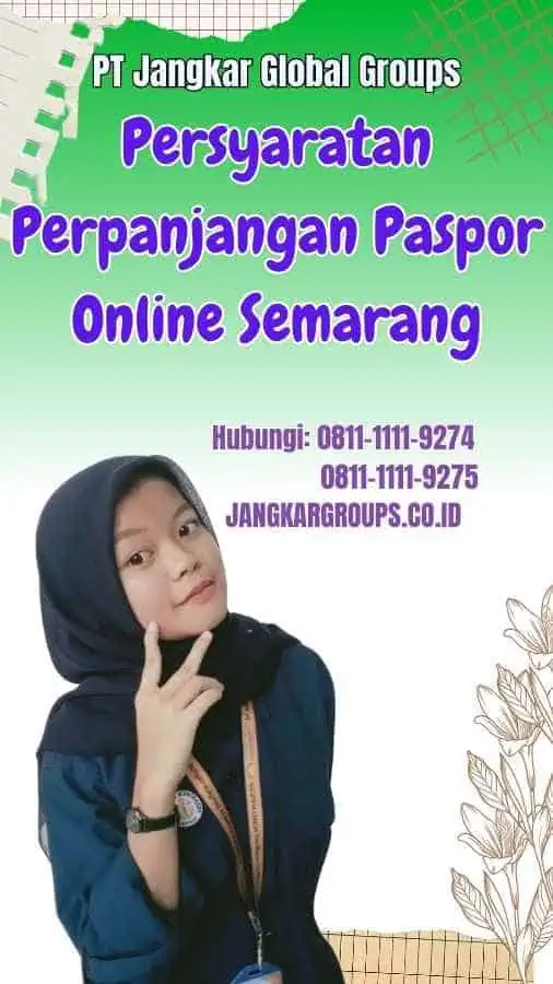 Persyaratan Perpanjangan Paspor Online Semarang