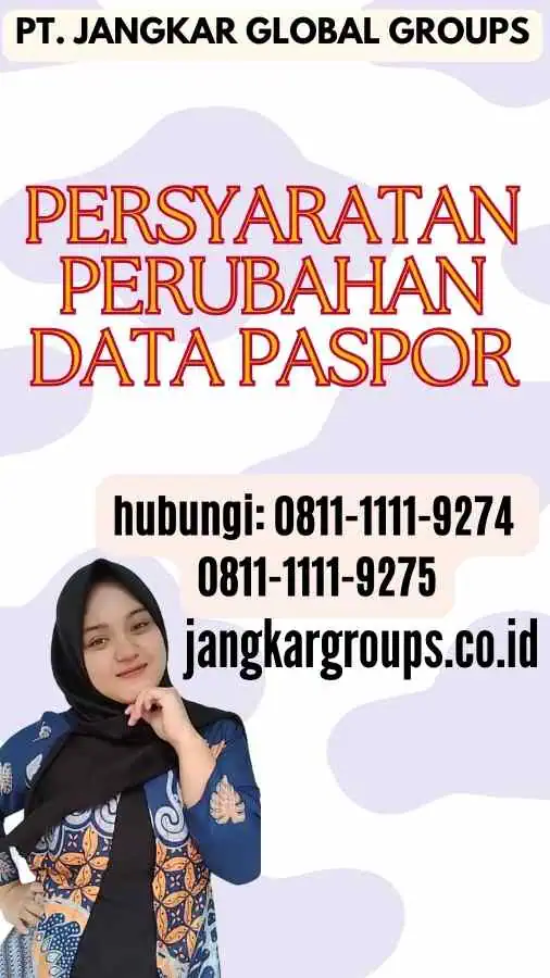 Persyaratan Perubahan Data Paspor