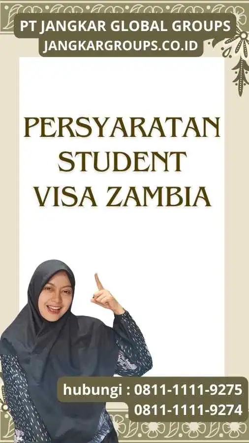 Persyaratan Student Visa Zambia