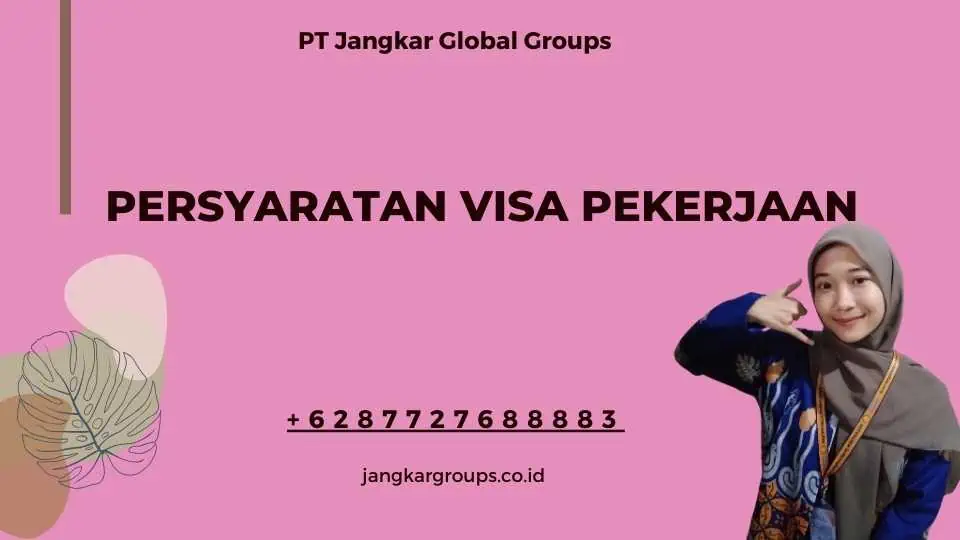 Persyaratan Visa Pekerjaan