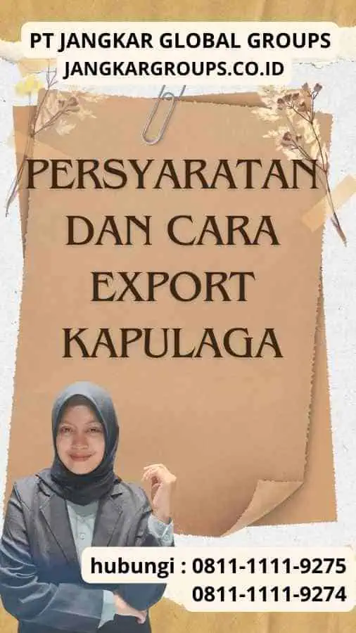 Persyaratan dan Cara Export Kapulaga