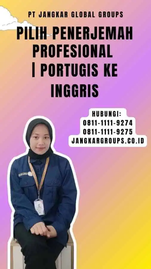 Pilih Penerjemah Profesional Portugis Ke Inggris