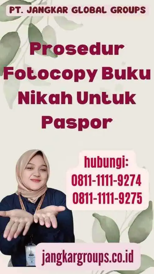 Prosedur Fotocopy Buku Nikah Untuk Paspor