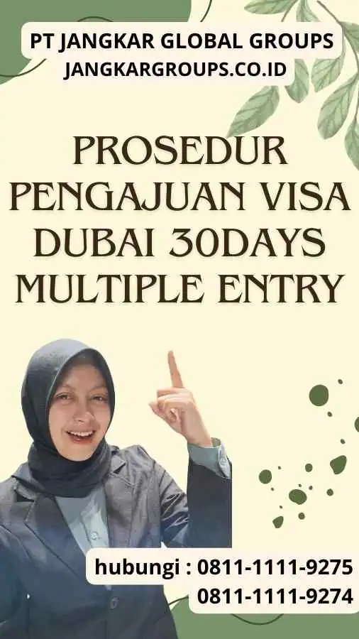 Prosedur Pengajuan Visa Dubai 30Days Multiple Entry