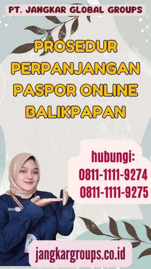 Prosedur Perpanjangan Paspor Online Balikpapan