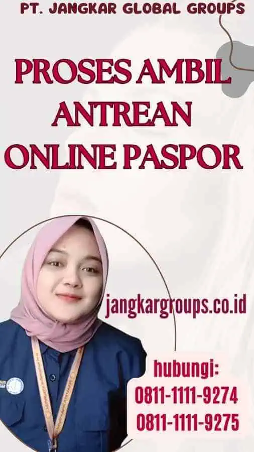 Proses Ambil Antrean Online Paspor