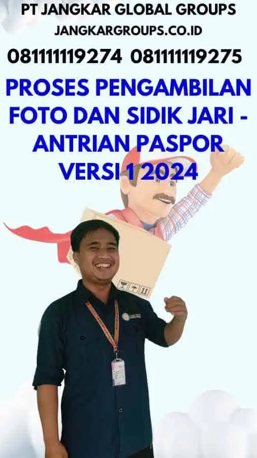 Proses Pengambilan Foto dan Sidik Jari - Antrian Paspor Versi 1 2024