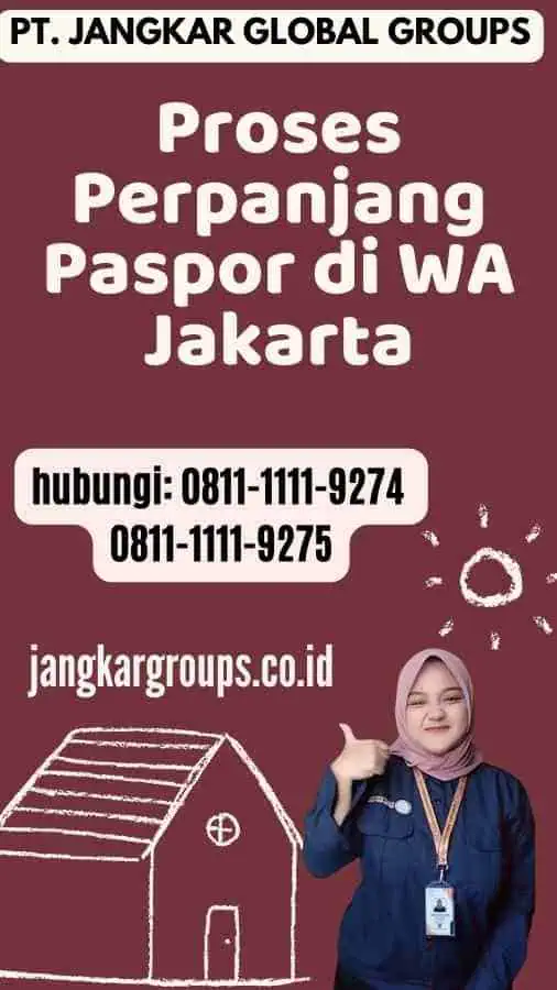 Proses Perpanjang Paspor di WA Jakarta