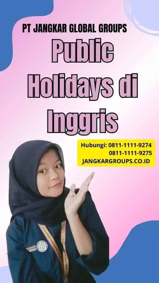 Public Holidays di Inggris